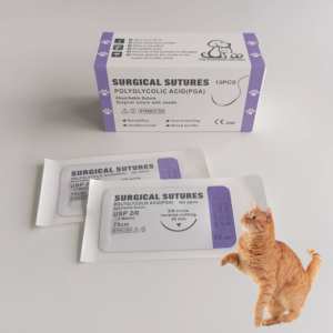 Chirurgische Pga Polyglactin 910 Catgut Zijde Nylon 5/0 6/0 4/0 3/0 <span class=keywords><strong>2</strong></span>/0 Polypropyleen Hechtingen - Product Image 6