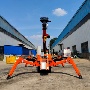 Pequeña grúa sobre orugas Mini autopropulsado <span class=keywords><strong>de</strong></span> alta calidad Precio Presupuesto Inalámbrico Venta caliente Spider Crane Fly Jib Boom Spider Crane - Product Image 3