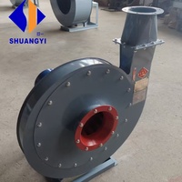 Ventilateur centrifuge haute pression 25HP 9055Pa pour le transport de matériaux avec conduit à angle variable pour l'extraction des poussières de travail du bois