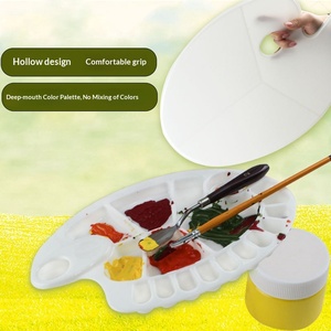 Paleta de <span class=keywords><strong>Acuarelas</strong></span> de Plástico, Bandeja <span class=keywords><strong>para</strong></span> Mezclar Colores y <span class=keywords><strong>Caja</strong></span> <span class=keywords><strong>para</strong></span> Principiantes, Estudiantes de Arte y Pintura - Product Image 4