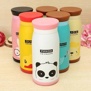 Cute Cartoon Animal Stainless Steel Insulated Water <b>Bottle</b>, 350ml Leakproof Vacuum <b>Thermos</b> BPA-Free Kids Water <b>Bottle</b> for School - Product Image 6