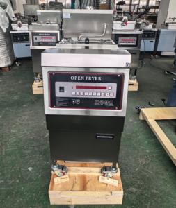 Yeni Gazlı/LPG'li Fritöz 1 Tanklı 2 Sepetli Otomatik Filtre Sistemli ve Bilgisayar Kontrol Panelli Patates Kızartması İçin Kolay Temizlenen - Product Image 1