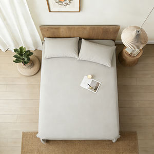 Parure de <span class=keywords><strong>draps</strong></span> de luxe moderne, soyeuse, douce pour la peau, 300 fils, respirante et confortable - Product Image 6