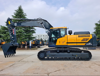 Excavadora de cadenas de gran tamaño, 22 toneladas, marca famosa, modelo HX220HD, excavadora hidráulica con precio económico en venta