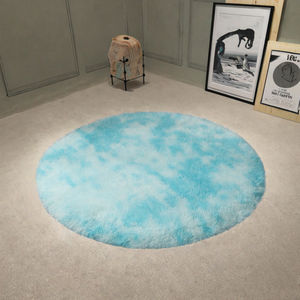 Plush Polyester Solid Color Prayer Mat Machine Made Anti-Derapant 5cm Thick Machine Washable for Living Room & Bedroom Use - Product Image 3