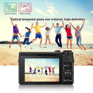 Film en verre trempé PULUZ 2.5D 9H pour <span class=keywords><strong>Canon</strong></span> G7X, compatible avec <span class=keywords><strong>Canon</strong></span> G3X / G9X / <span class=keywords><strong>G5X</strong></span> / G7XII / G9XII / G1X Mark III / M6 - Product Image 6