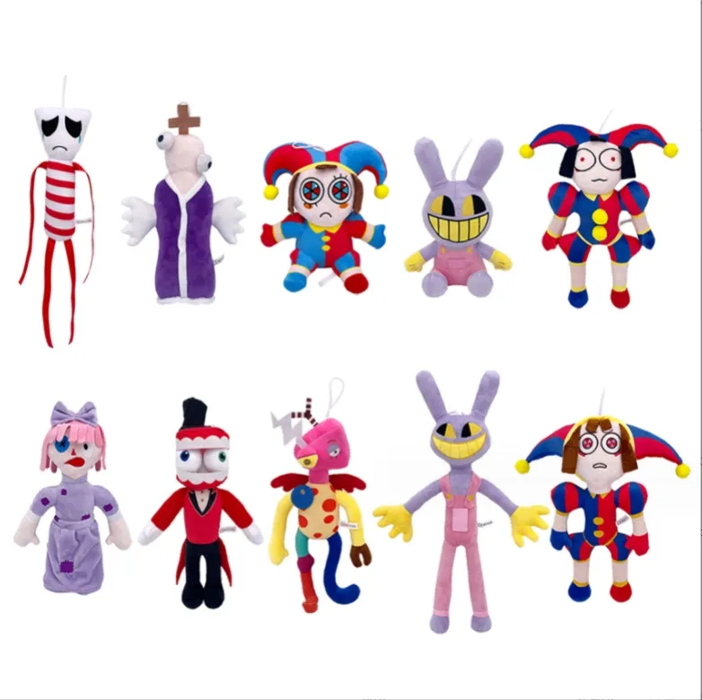 Factory Outlet New Plush toys THE AMAZING DIGITAL CIRCUS Clown Rabbit Stuffed dolls Stock