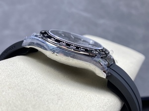 Reloj Mecánico Impermeable de Súper Calidad, 40 mm, Fábrica QF, 126-519, Acero 904L, Movimiento 4131, 155 g, Cronógrafo, Esfera Negra Panda - Product Image 4