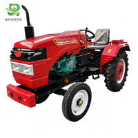 Traktor Silinder Tunggal  Traktor Diesel Pertanian Silinder Tunggal Roda Empat  Traktor Mini 4WD Compact Greenhouse King