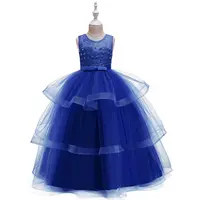 Long Princess Party Dress for Girls, Frock Suit Designs