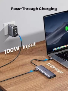 UGREEN CM498 Hub USB C 10 in 1 con HDMI 4K e VGA per Doppio Monitor, Ethernet 1Gbps, PD 100W, <span class=keywords><strong>3</strong></span> Porte USB <span class=keywords><strong>3</strong></span>.0, Jack Audio <span class=keywords><strong>3</strong></span>.5mm - Product Image 6