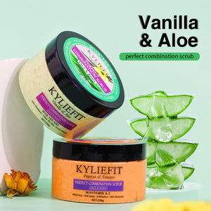 Kyliefit Vegan Top Ranking AHA <span class=keywords><strong>Jus</strong></span> <span class=keywords><strong>de</strong></span> <span class=keywords><strong>feuilles</strong></span> d'aloe vera biologique, gommage exfoliant pour le corps, revitalisant pour la peau, marque privée pour les boutons d'acné - Product Image 3