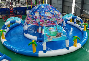 2025 Bestseller Aufblasbares Wolken zelt Kinder Erwachsene Wasserspiel geräte für zu Hause Hüpf trampolin für den Wasserpark Heimgebrauch - Product Image 4