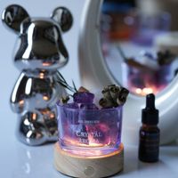 Diffuseur en cristal de pierre brute polie, ornement d'aromathérapie haut de gamme pour bureau, maison, salon, entrée, anniversaire, mariage
