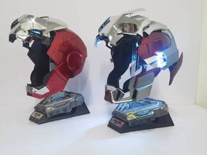 Nouveau casque <span class=keywords><strong>Iron</strong></span> <span class=keywords><strong>Man</strong></span> portable avec commande vocale, télécommande et fonctions tactiles, objet de collection, <span class=keywords><strong>d</strong></span>écoration, cadeau - Product Image 6
