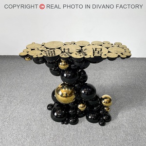 Factory Outlet High Quality Modern Luxury Hotel Villa Mansion <b>Entry</b> Entrance Way <b>Console</b> <b>Table</b> DV-NEWTON-01-bocas - Product Image 5
