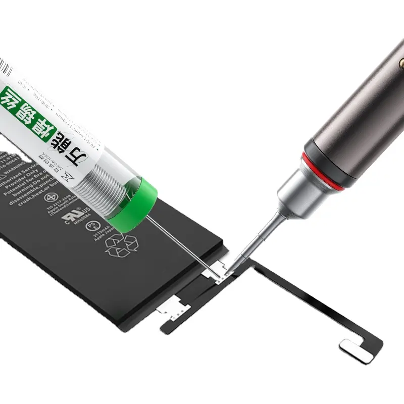 Qianli MEGA-IDEA Lead-Free Solder Soldering Wire 0.8mm Sn99.3%/Cu0.7% Welding Tin Wire for Mobile Phone Battery Nickel Sheet