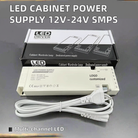 Alimentation LED 12V 24V 2A 3A 8.3A SMPS avec détecteur de mouvement pour éclairage LED de cuisine, placard et armoire, transformateur AC-DC