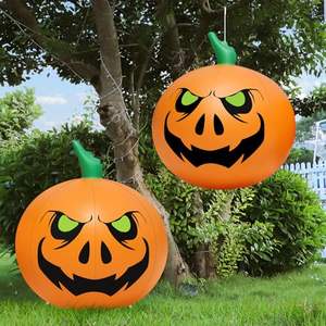 Citrouille gonflable géante de 2024 Offre Spéciale, citrouille gonflable jeux d'arrière-cour intérieur vacances amusant lumineux Helloween - Product Image 1