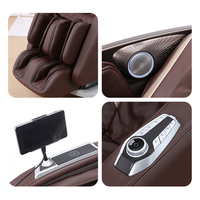 Fauteuil de massage corporel complet de luxe Zhou Qi 3D avec commande vocale IA, zéro gravité, chargement sans fil et audio