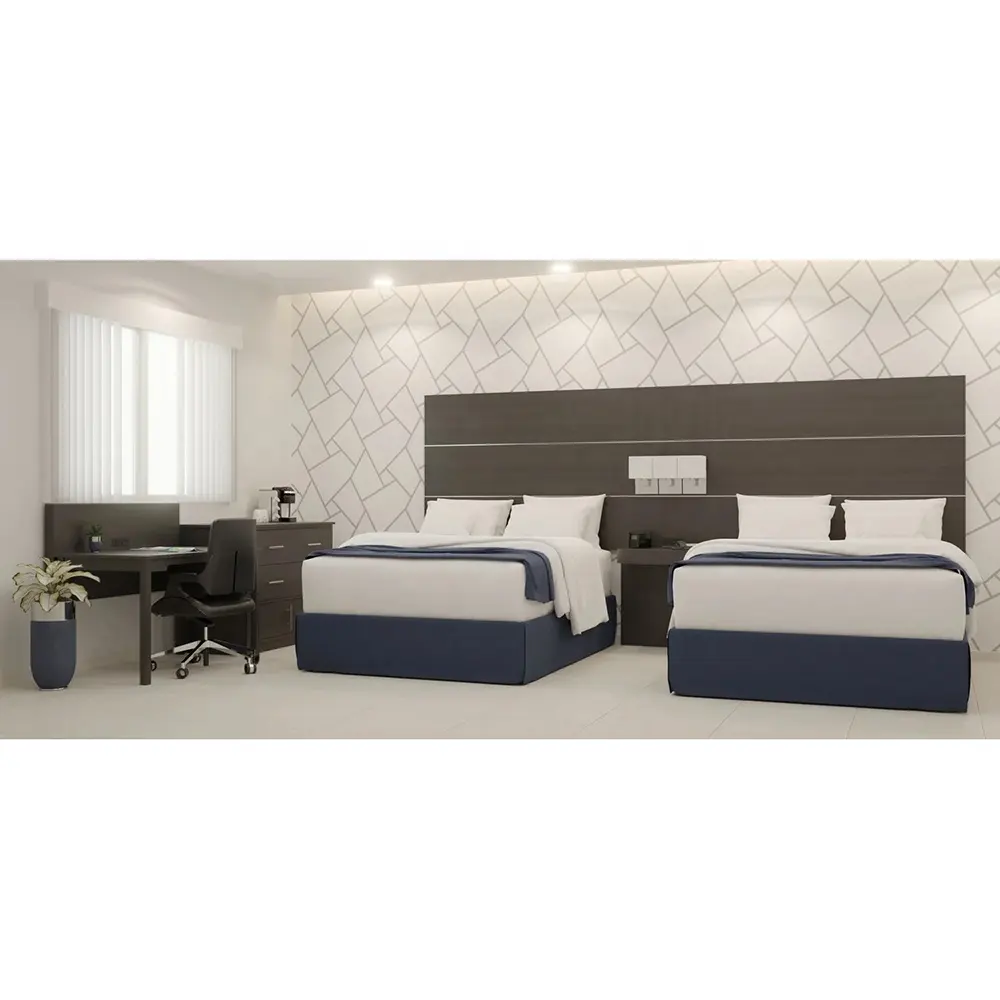 Champagne Collection Hotel 5 Star Hotel Furniture Minimalist Bedroom Set Luxury Hotel Room Furniture