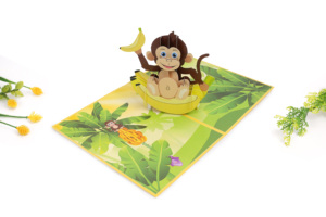 Decoración de fiesta de Festival, 3D artesanales de animales en modelos de papel, manualidades de regalo DIY emergentes ecológicas personalizadas - Product Image 3