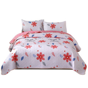 Ropa <span class=keywords><strong>de</strong></span> <span class=keywords><strong>cama</strong></span> king size con estampado floral <span class=keywords><strong>para</strong></span> todas las estaciones elegante funda <span class=keywords><strong>de</strong></span> <span class=keywords><strong>cama</strong></span> barata colcha - Product Image 1