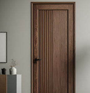 Cửa nội thất bằng gỗ với kính mờ cho tủ quần áo gia đình sang trọng và lối vào căn hộ cao cấp - Product Image 4