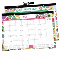 OEM Yuhe Logo Personnalisé Grands Calendriers Suspendus 17*12 ''Calendrier Mural Impression en A4 A3 A2 Tailles pour Horloge Cadre Photo Promotions