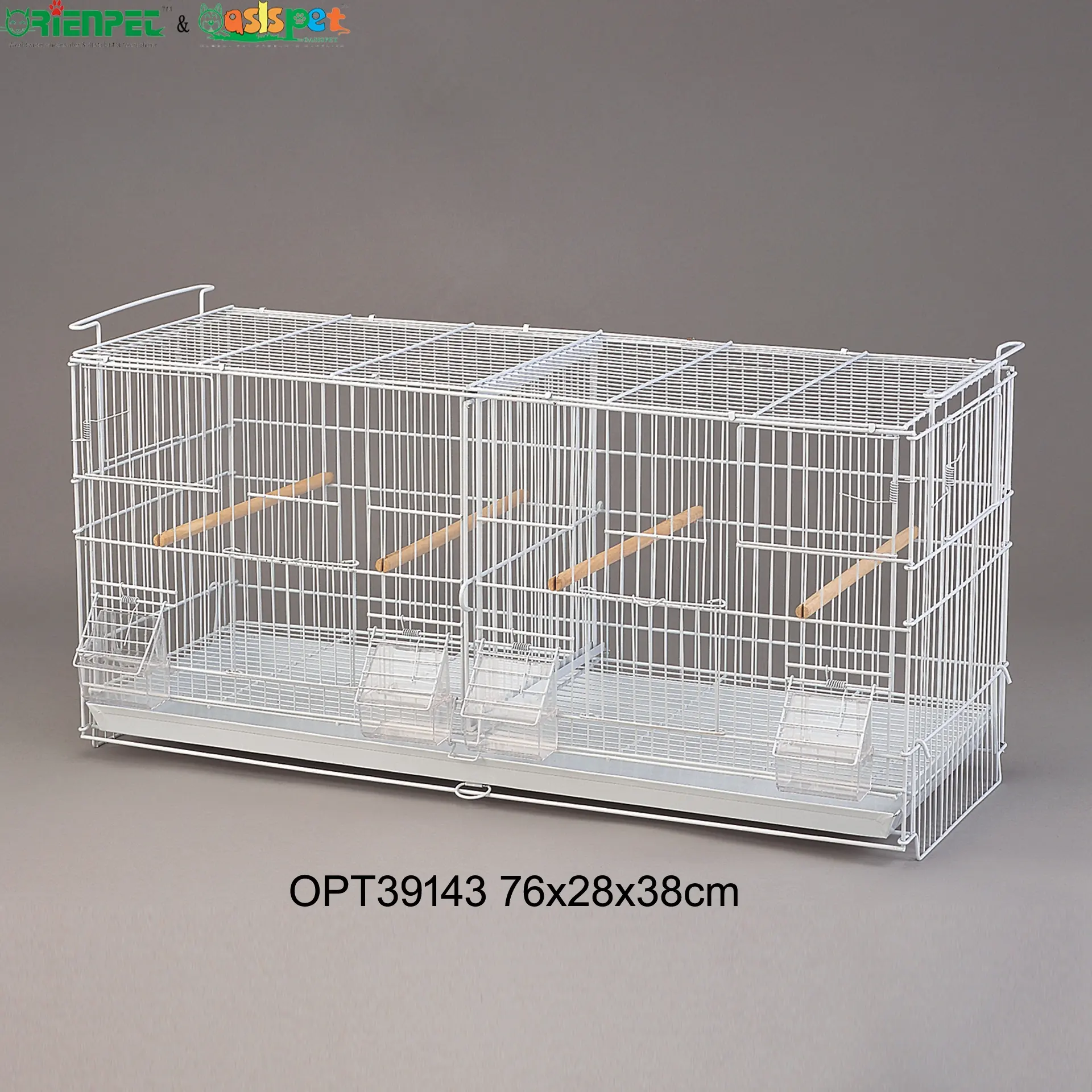 ORIENPET & OASISPET Cage d'élevage d'oiseaux en fil métallique pour animaux de compagnie Stock prêt OPT39143 Cage pour animaux de compagnie