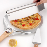 Nouvelle pelle à pizza en aluminium détachable pour service et transfert, outils de cuisson et de retournement de gâteaux pour restaurants