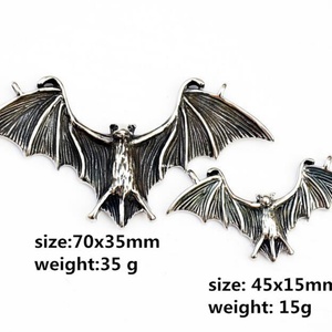 Fashion Vintage Punk Gothic Bat Dark Animal <b>Accessories</b> Flying Bat Stainless Steel Pendants Stainless Steel <b>Vampire</b> Necklace - Product Image 2