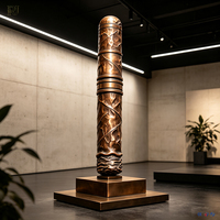 Commerciële sigaren sculptuur ornament voor tabakswinkel, glasvezel, milieuvriendelijke hars, grote beelden, menselijke & dierlijke sculpturen