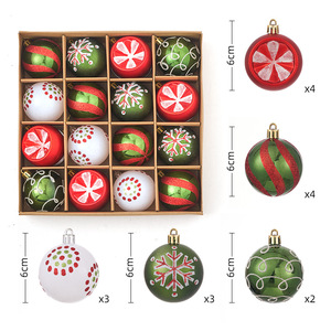Festival Hanging Decorations New Style <b>Christmas</b> Baubles <b>Christmas</b> Tree Decorations Painted Ball <b>Ornaments</b> Painted Ball Gift - Product Image 5