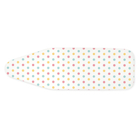 Housse de planche à repasser réfléchissante en silicone 15x54 pouces, sangles de fixation à crochet de grande taille, coussinets résistant aux taches de brûlure sur les vêtements