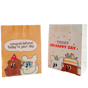 Sac fourre-tout en papier kraft de luxe personnalisé en usine, impression offset, sac de promotion, sac de shopping - Papier kraft blanc brun torsadé/plat - Product Image 1