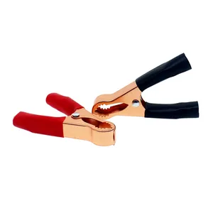 ABILKEEN 5PCS 30AMP Copper Alligator Clip 30a wires Test Leads Clamps Brass Crocodile Clamps