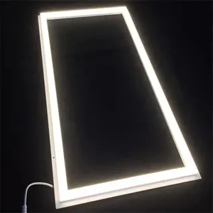 Shingel factory New arrival aluminum recessed 2x4 2x2 led panel light embedded profile LED frame panel light