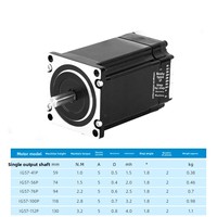 Contrôleur de moteur pas à pas hybride en boucle fermée à 57 pas avec interface RS485/impulsions, cadre Nema23, 24V, biphasé
