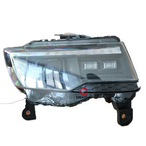 Faro Delantero Modificado para <span class=keywords><strong>Jeep</strong></span> Grand <span class=keywords><strong>Cherokee</strong></span> 2014 2015 2016 2017 2018 2019 2020 2021 <span class=keywords><strong>2022</strong></span>, Accesorios para Automóvil, Lámpara Frontal Automática - Product Image 5