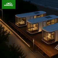 Maison-capsule spatiale familiale Wellucky, espace confortable pour la vie quotidienne, résidence en capsule spatiale