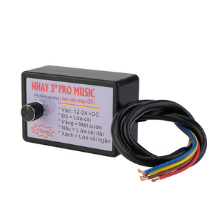 Controlador de bocina musical Nhay 3 Plus Pro 12 24 Vdc para actualización de coche, 12 canciones, plástico - Product Image 1
