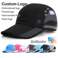 Gorra Deportiva Ligera de Secado Rápido para Correr al Aire Libre, Primavera/Verano, Accesorios Coloridos, Transpirable, de 5 Paneles, para Adultos