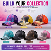 Casquette Trucker Tie-Dye pour Femme, Gorras Deportivas, Dos en Maille, Visière Courbée, Style Festival Jeunesse, Vierge