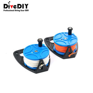 Bobine <span class=keywords><strong>de</strong></span> plongée technique pour grotte <span class=keywords><strong>de</strong></span> navire, résistante aux UV, 270 pieds, ligne <span class=keywords><strong>de</strong></span> descente blanche/orange, accessoires <span class=keywords><strong>de</strong></span> blocage pour le pouce/le doigt - Product Image 5