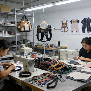 Dog <b>Harness</b> and Leash Set with Matching Collar Adjustable Reflective No Pull Design OEM Custom Logo Available/ - Product Image 6