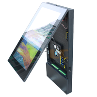 Kiosque numérique interactif LCD pour publicité extérieure, totem électronique sur pied, écran tactile, signalisation numérique IP65 pour centre commercial, magasin de détail