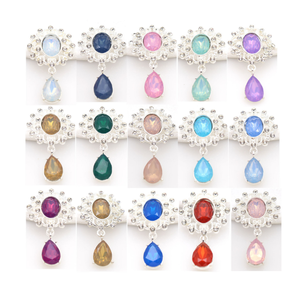 10ชิ้น/ถุง28*48มิลลิเมตรจี้ขนาด<span class=keywords><strong>เล็ก</strong></span>โลหะผสมเพชรเข็มกลัดเสื้อผ้าหมวกเครื่องประดับทำมือ DIY ตกแต่งเครื่องประดับ - Product Image 2