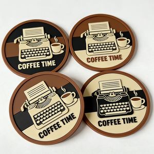Posavasos de Silicona Suave Personalizados al por Mayor, Super Absorbentes, para Vasos, Cerveza, Coches y Bebidas - Product Image 1