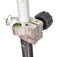 Prisme de poteau GPS robuste en fibre de carbone pour enquête pôle GPS 2.2m pôle GPS RTK